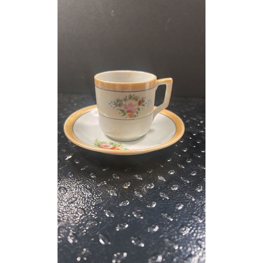 Demitasse Mini Tea Cup and Saucer
